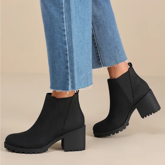 Dirty Laundry Lisbon Black High Heel Ankle Booties 7.5 - Picture 9 of 9